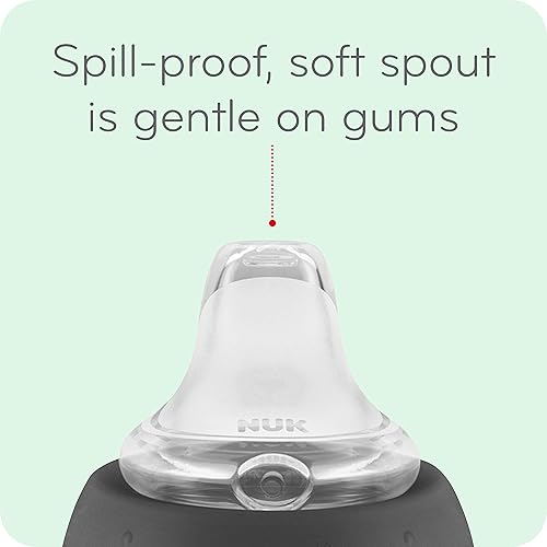 Miniatura 3 de NUK Vaso de plástico para aprendizaje, reino, flores, 10 onzas