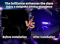 Vista 2 de 2 luces USB para el interior del automóvil, regulables al tacto, diseño de botella de vidrio retro mini adecuado para automóviles, dormitorios, Azul