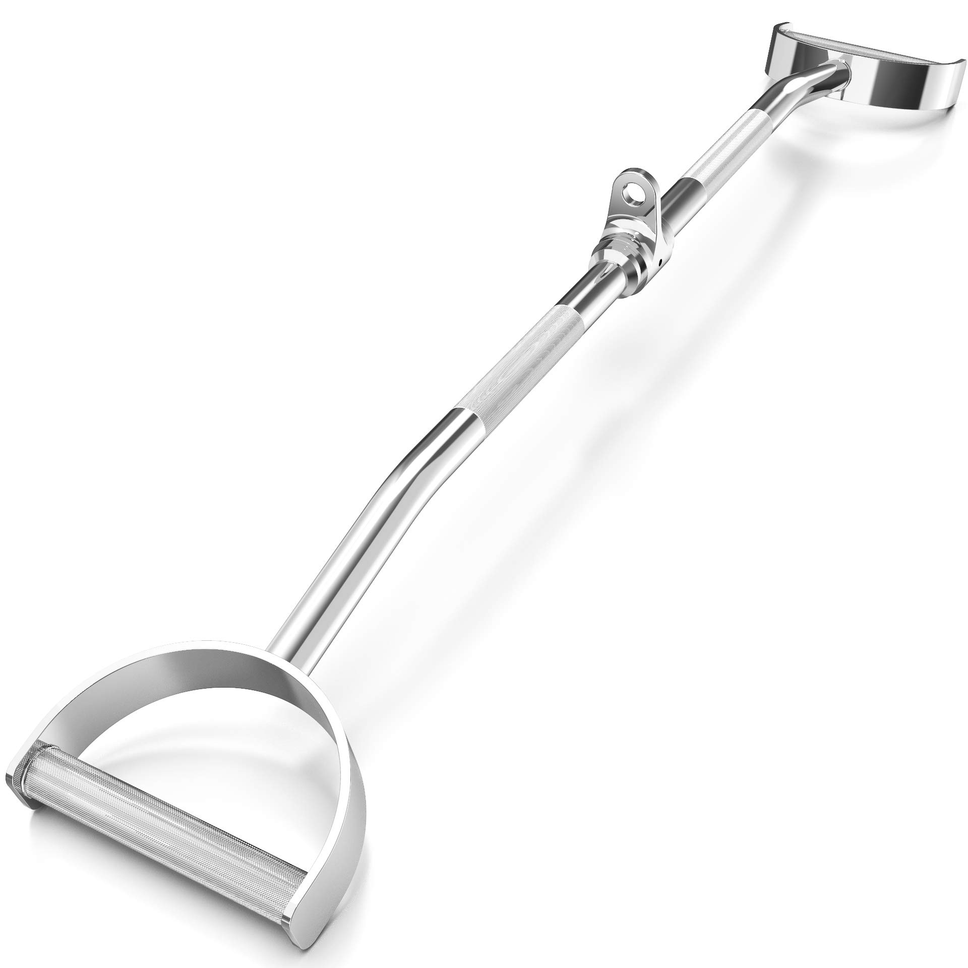 SynergeePro-Style LAT Bar Cable Attachment. Universal Attachment for Cable Machines. Pull Down/Press Down Bar Accessory. Available Sizes 24”, 34” and 38”