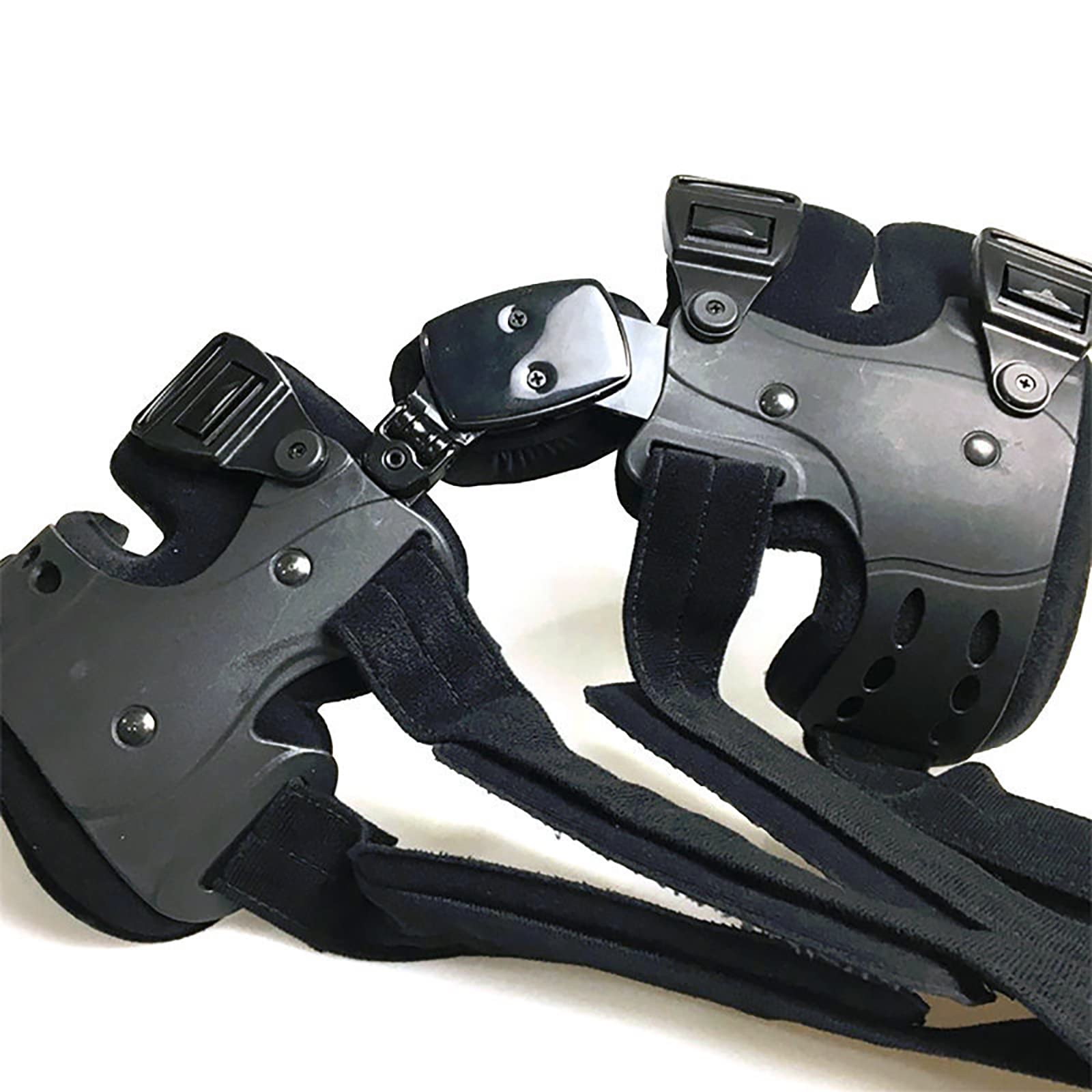 Rodillera con bisagras, inmovilizador de órtesis de Soporte de Rodilla postoperatorio Ajustable, Dolor de Rodilla, Soporte Fijo de Pierna para Artritis, para Lesiones en Las articulaciones