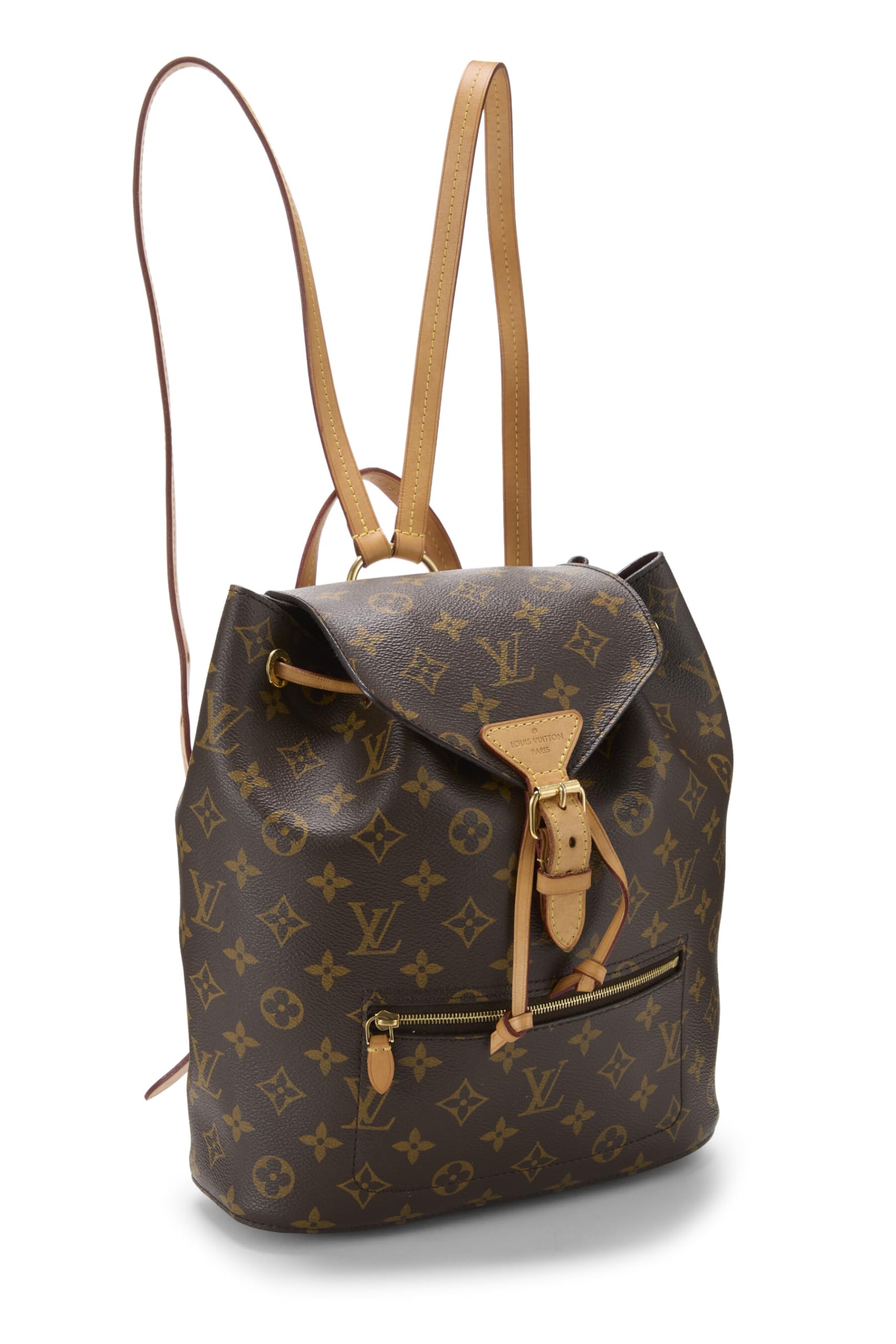 Louis Vuitton, Pre-Loved Monogram Canvas Montsouris MM NM, Brown