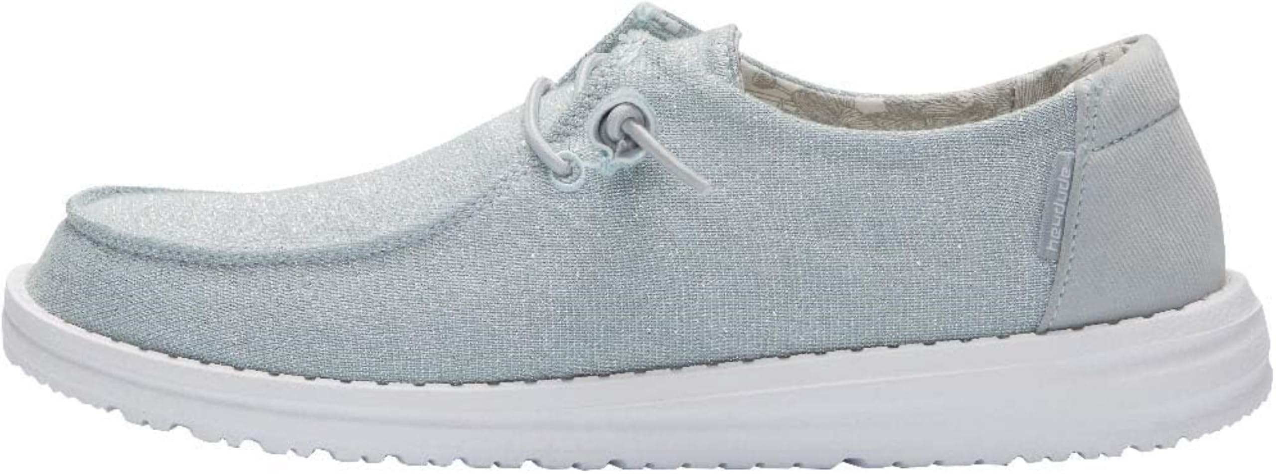 Grey Sparkly White Hey Dudes Hey Dude Wendy Sparkling