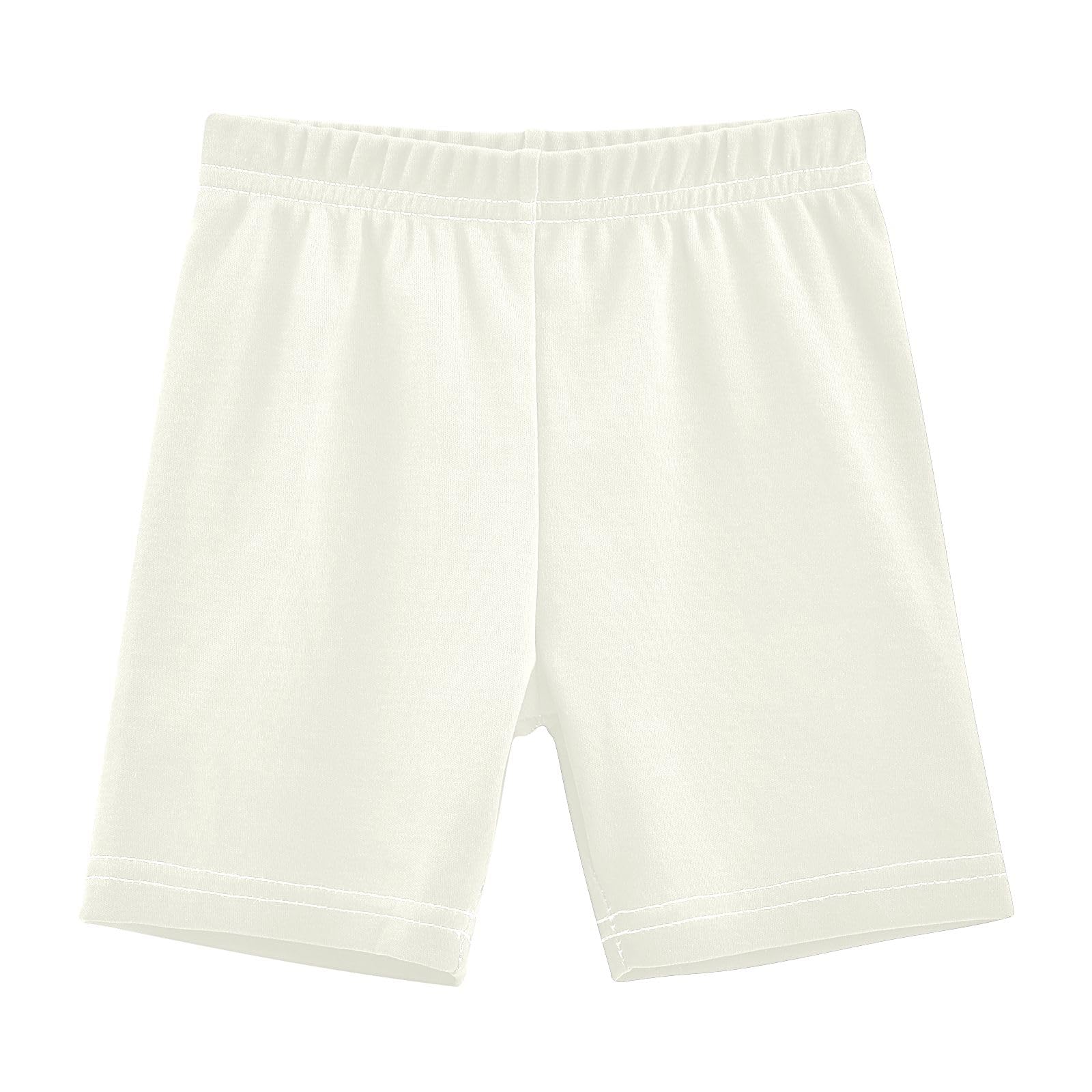 Ivory Girls' Bike Shorts Under Dress Cartwheel Shorts Dance Short Summer Clothes 4T
