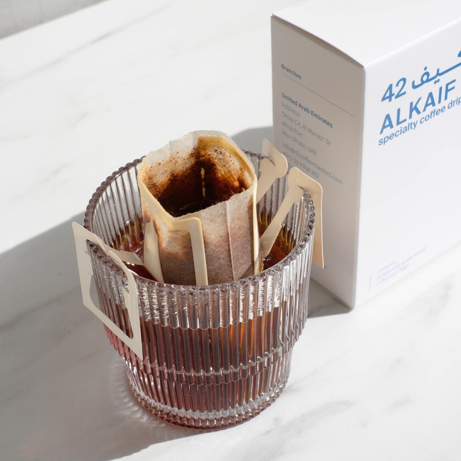 DRIP BAG COFFEE ETHIOPIA KOCHERE - Single Serve Pour Over Specialty Filter Coffee (10 packs)