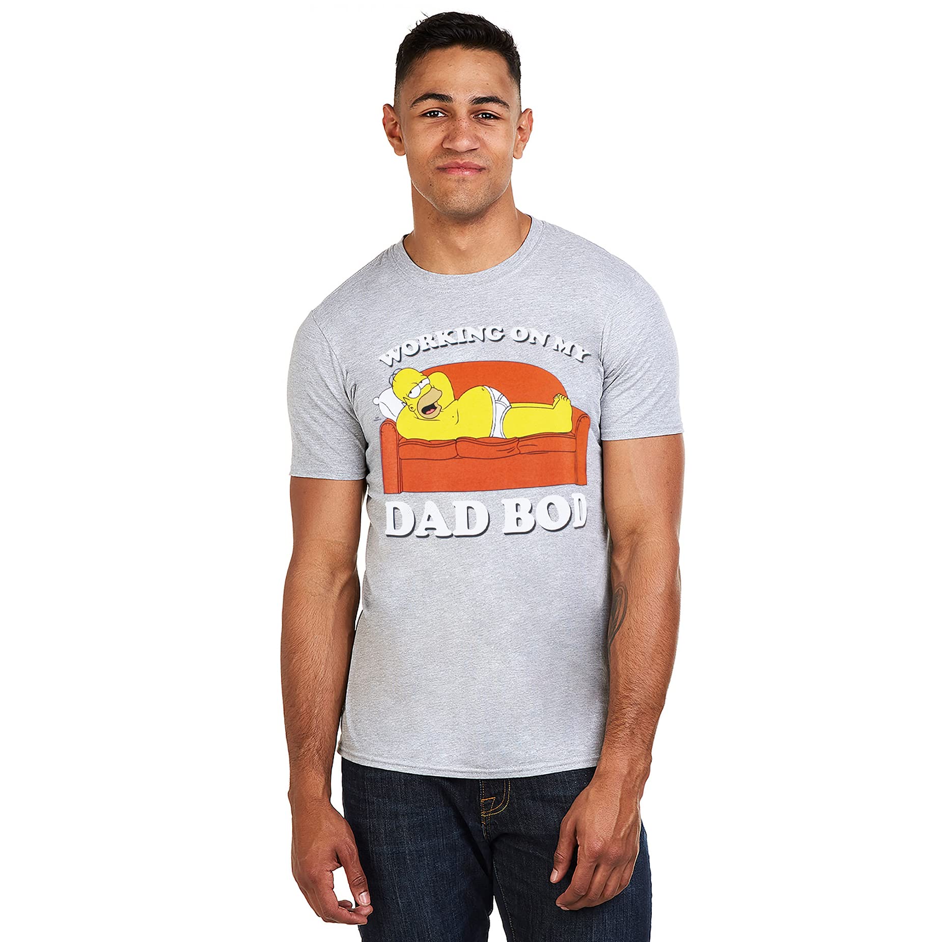 The Simpsons Men's Dad BOD T-Shirt