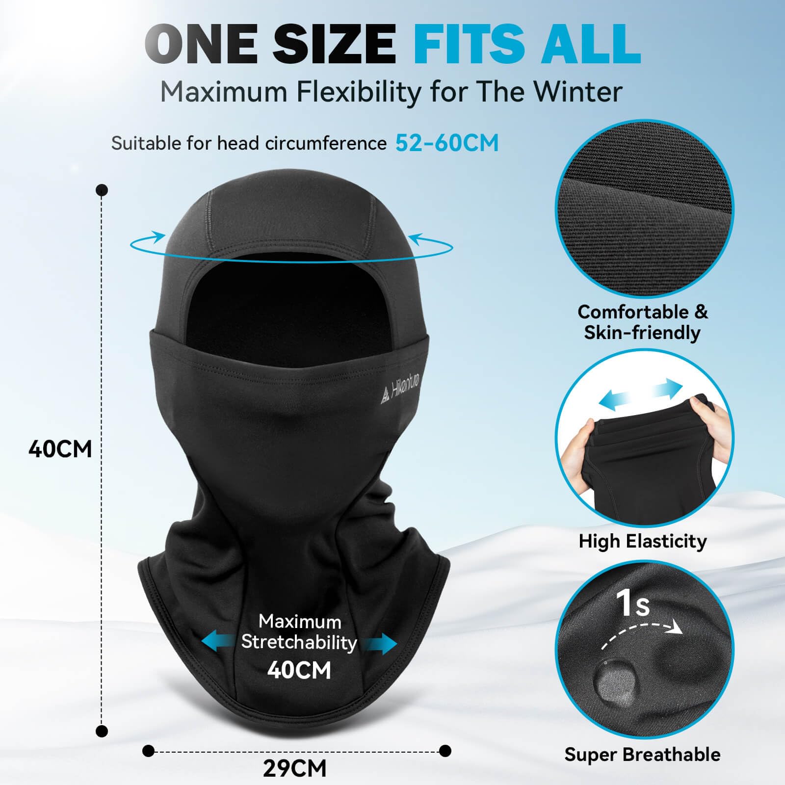 Snapklik.com : Hikenture Full Face Mask For Cold Weather
