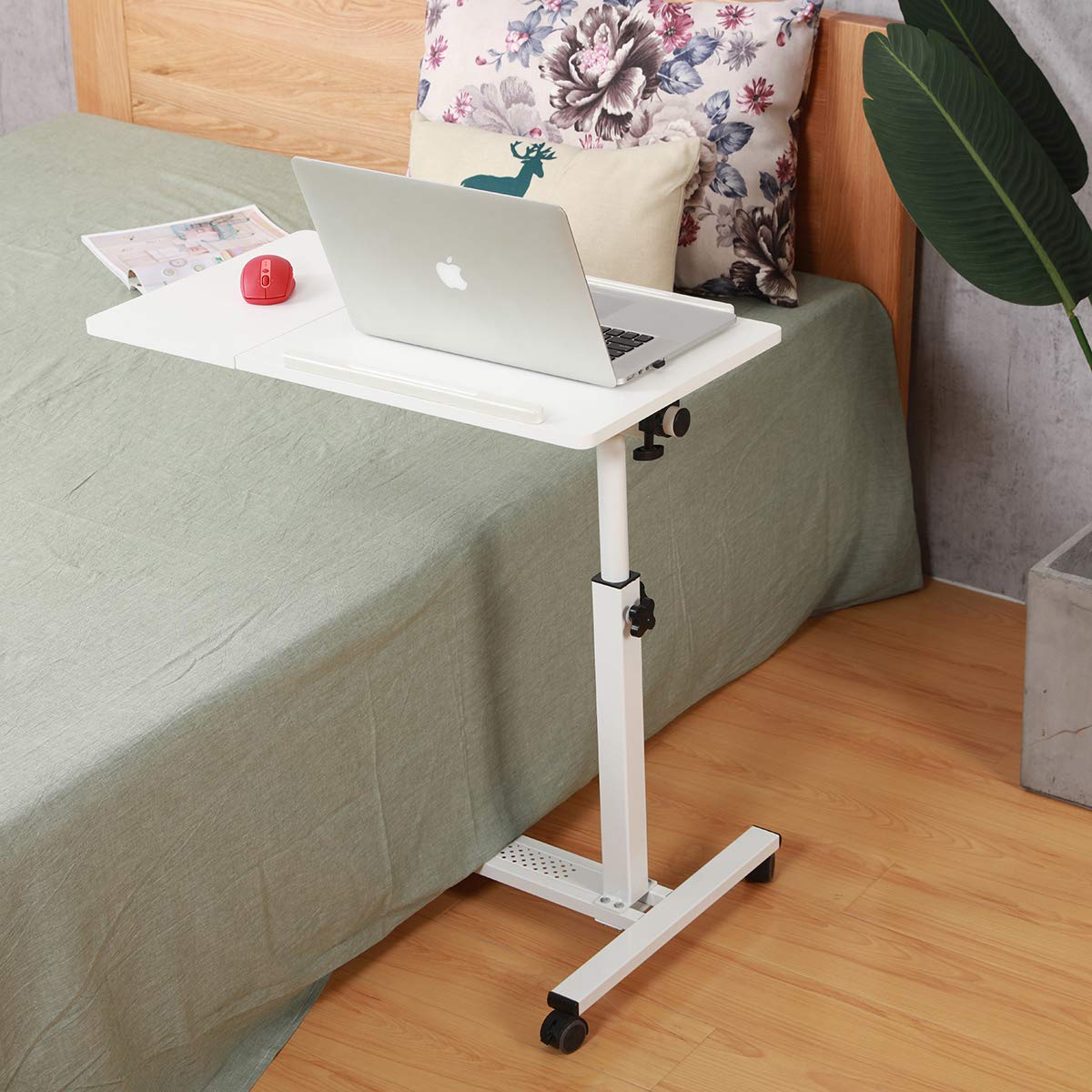 Tavolo Pieghevole Per Computer Portatile - Scrivania Da Letto Multiuso Con Gambe Antiscivolo - Per Colazione, Lettura, Lavoro Su Divano O Letto