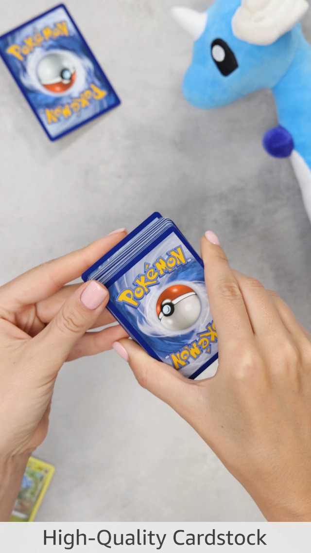 Amazon.com: Pokemon Center 110 Bulk Collectible Pokemon Cards Party Favors  : Toys & Games
