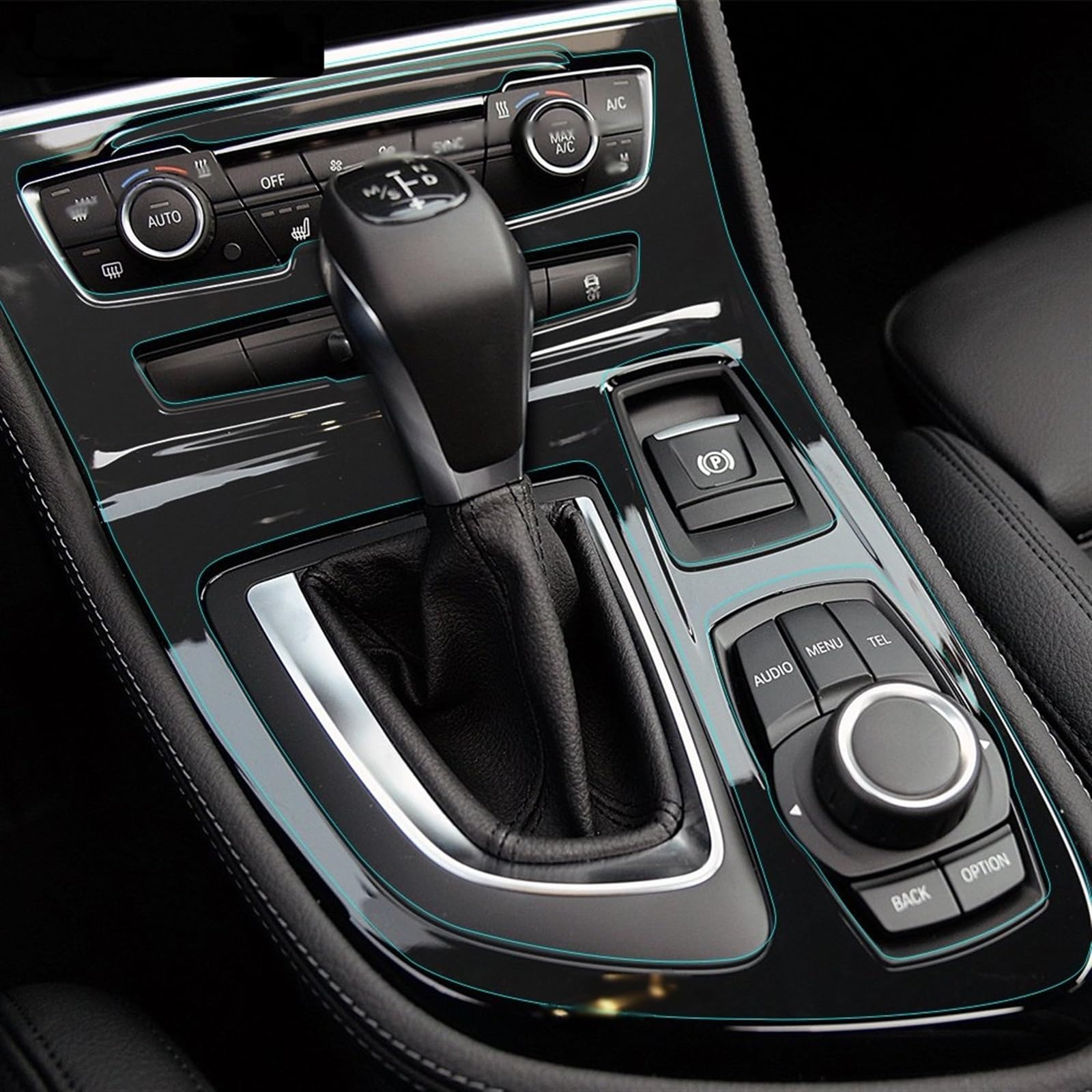 Autoschutzfolie Auto-Innenverkleidung Des Armaturenbretts CD-Gangschalttafel Transparenter Filmaufkleber Für BMW 2er-Serie Für Tourer Für F45 2014–2023 2022 2021 2020 2019(Full Set)