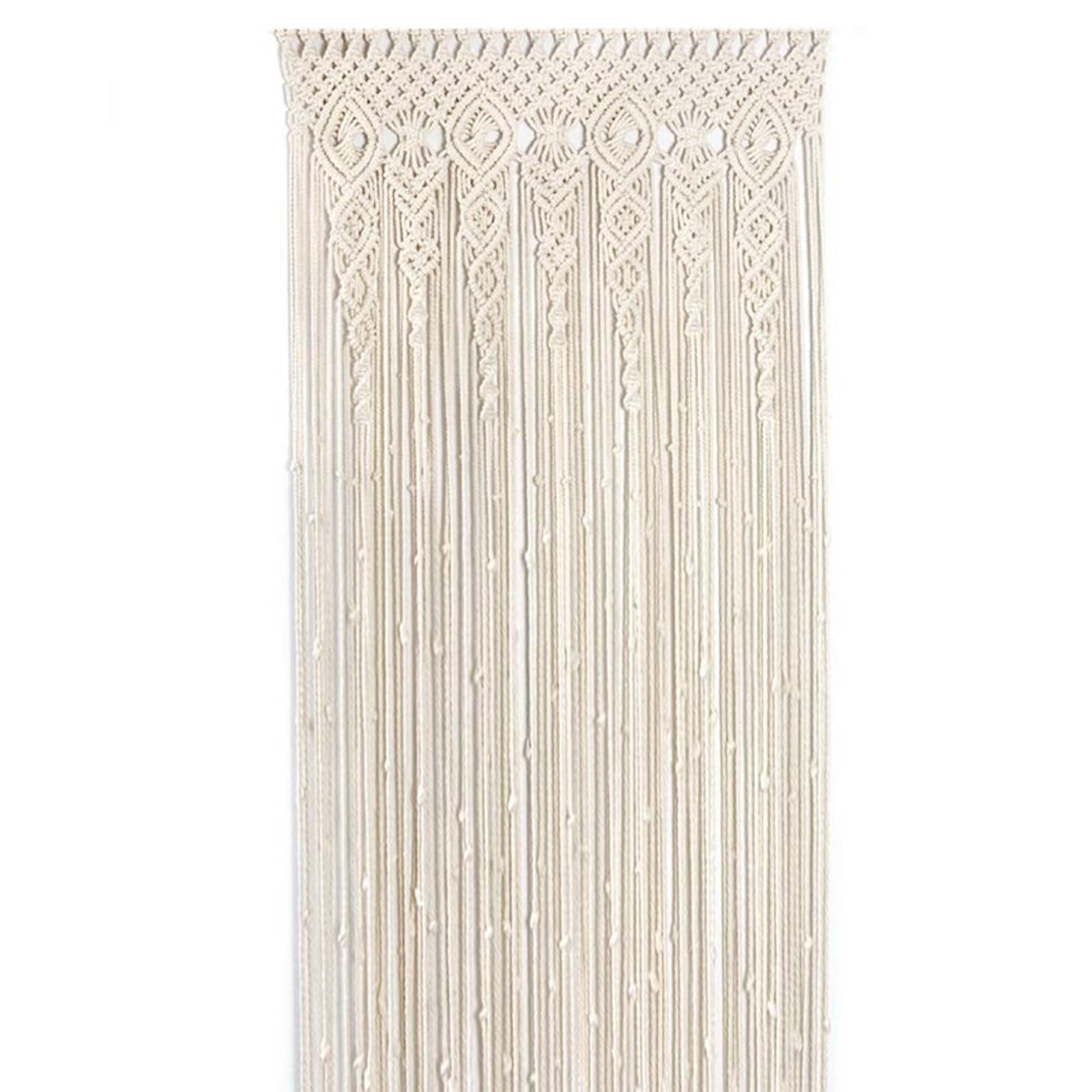 Tenda In Macramè, Sospensione A Parete In Macramè 100x200 Cm Tenda Boho Fatta A Mano Appesa A Parete Boho Macramè Tenda Per Porta Tende Boho Tenda Boho Per La Decorazione Della Parete Di Casa