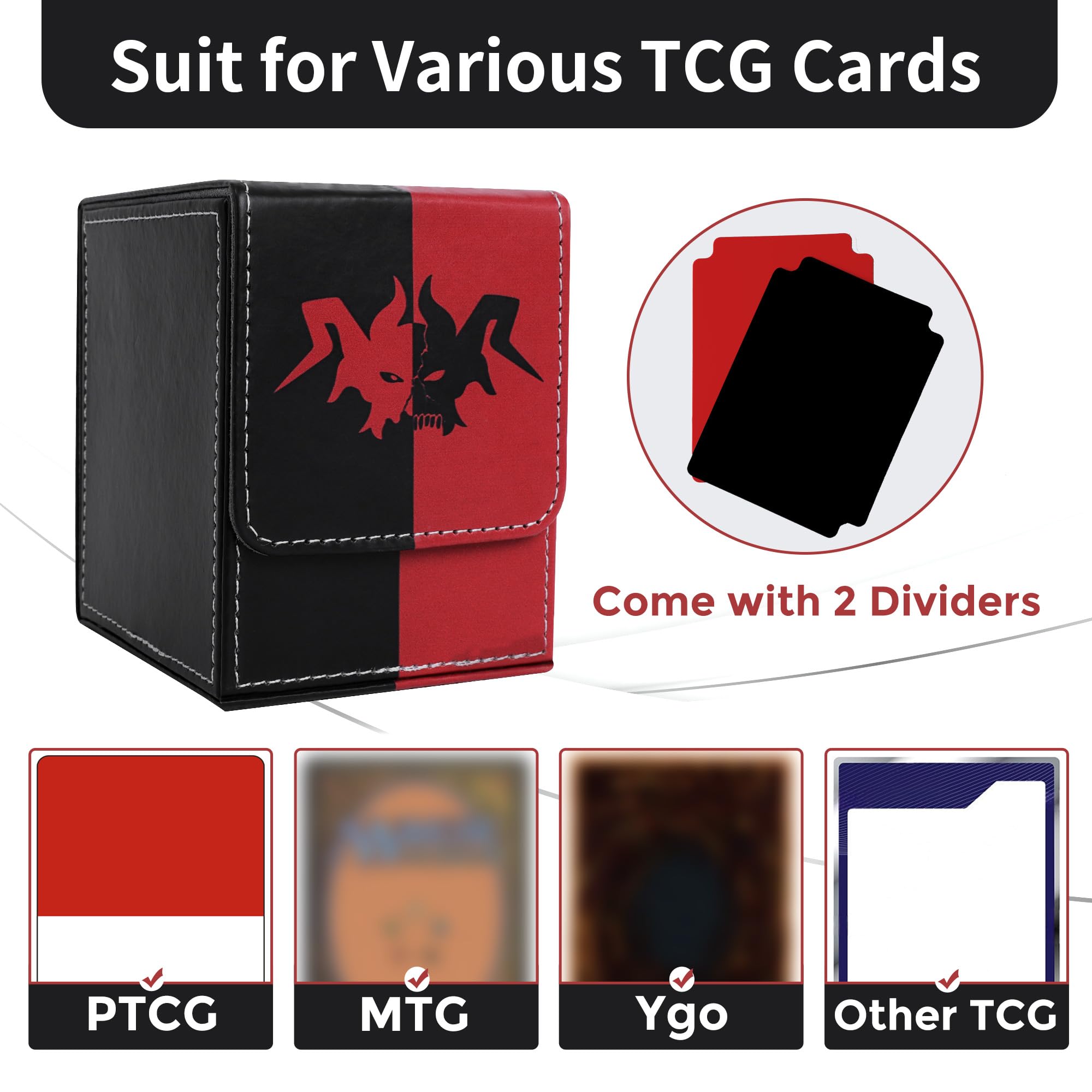 GYSYZJDH Premium MTG Deck Box - Peut Contenir Plus De 120 Cartes à