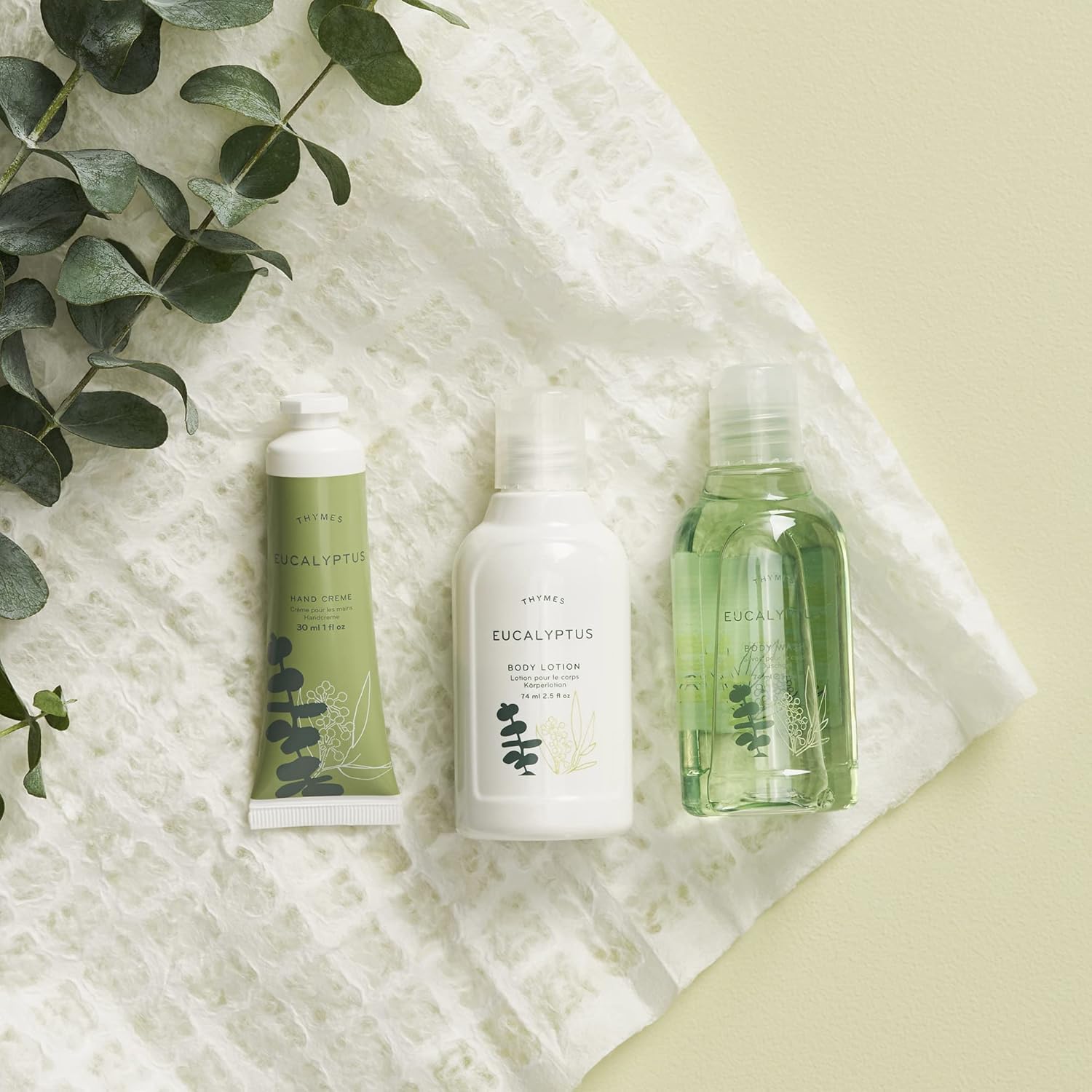 Eucalyptus Travel Set with Beauty Bag