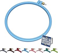 Vista 17 de Aro de bordado de plástico de Maker Susan, Serie Hello, aros de punto de cruz para principiantes, aro para punzón con aguja, marcos de bordado