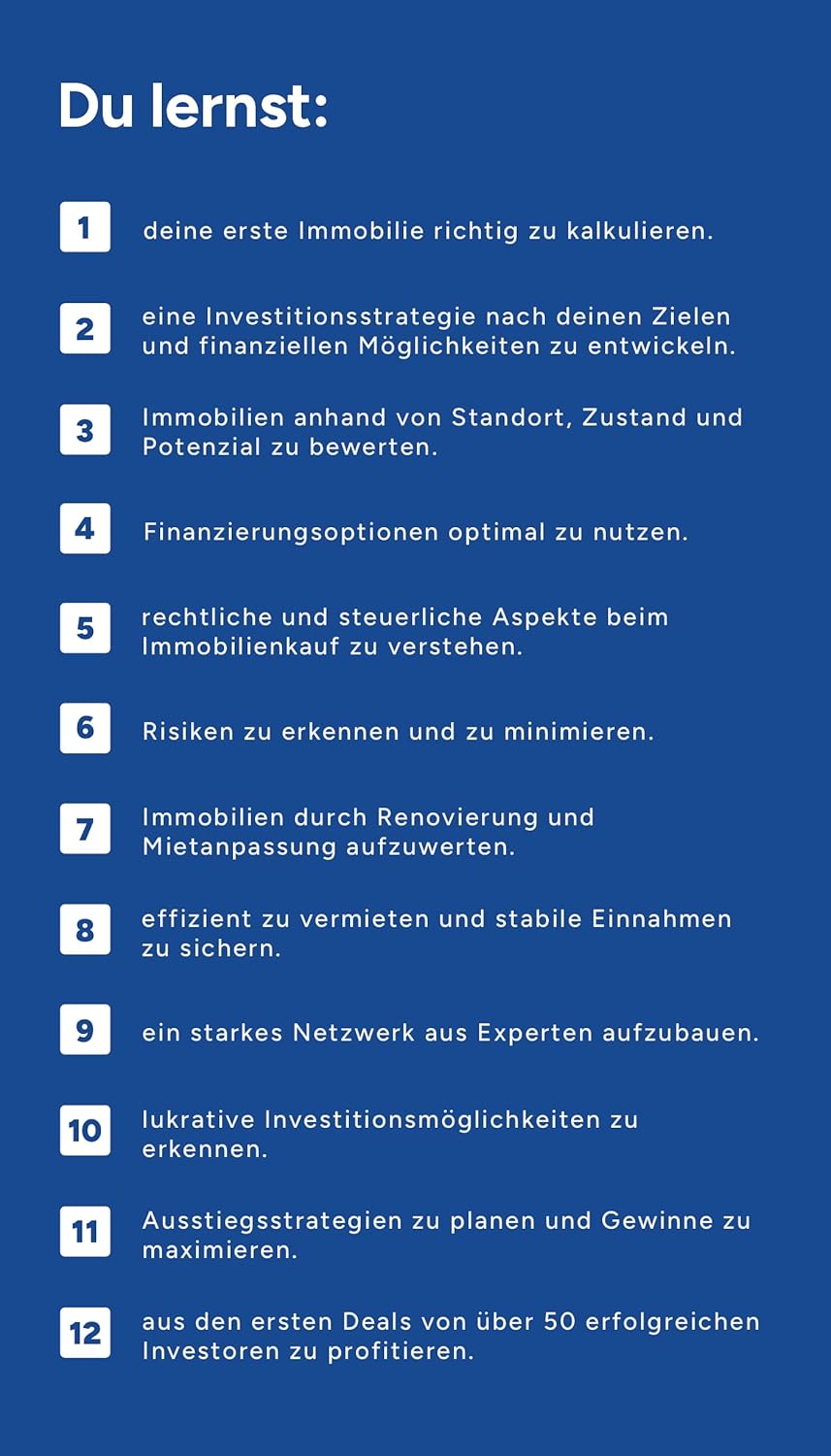 Dein erster Deal: Vermögensaufbau mit Immobilien für Einsteiger