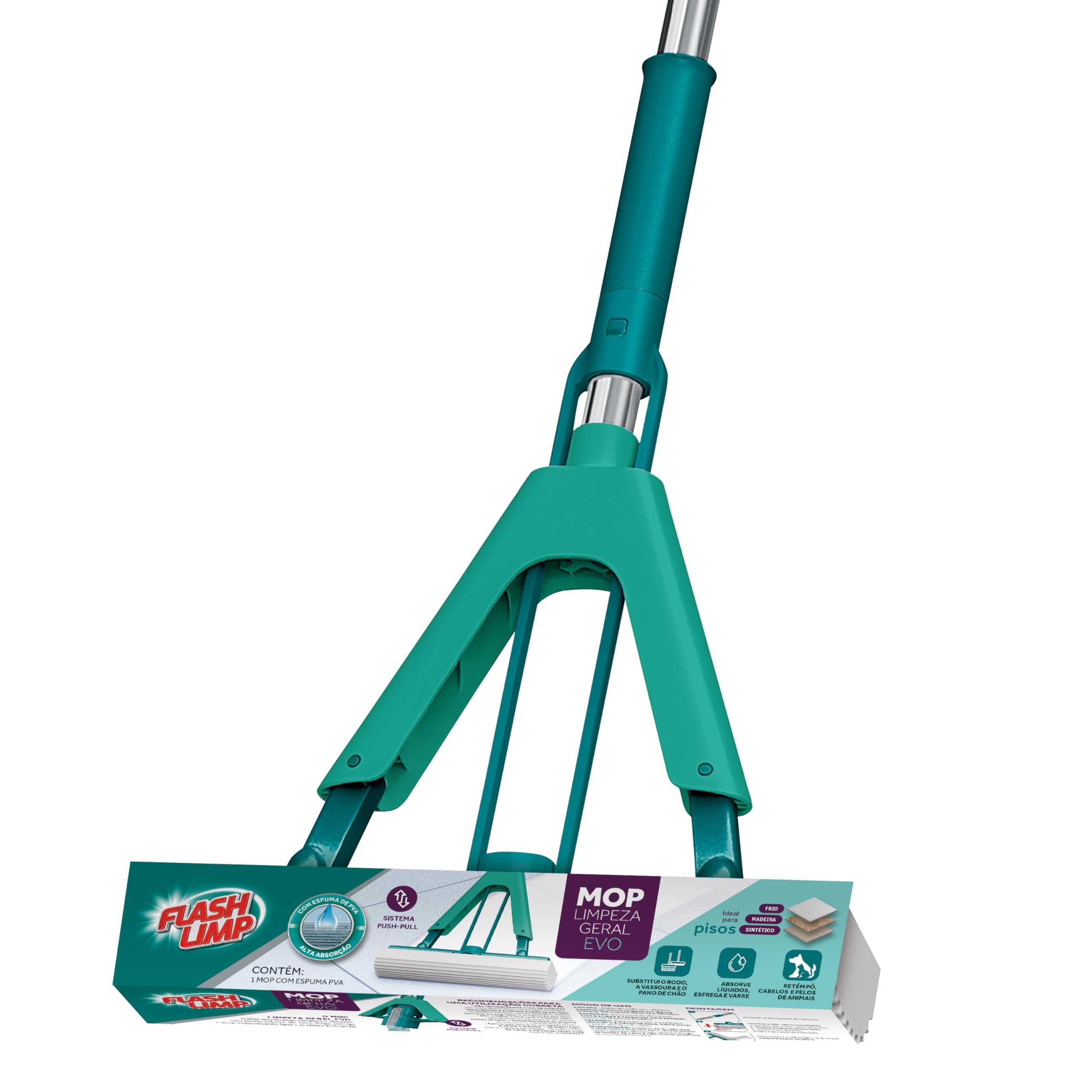 Flash Limp - Mop Limpeza Geral EVO - MOP7673 | Amazon.com.br