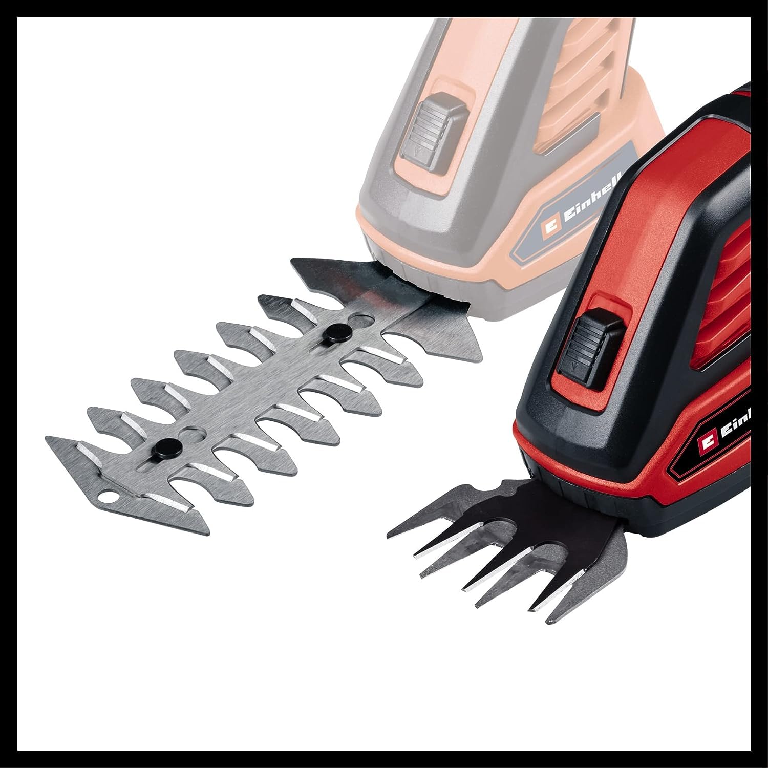 Einhell Cisaille à Gazon Taille-buissons sans Fil GC-CG 3,6/70 Li WT (3,6 V, Batterie Li-ION 2,0 Ah, Lame Coupe-Herbe 70 mm, Lame Taille-buissons 110 mm, avec câble de Recharge)