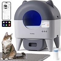 Vista 1 de Arenero Autolimpiante Automático Extra Grande: Autolimpiante para Gatos Múltiples - Controlado por Aplicación con Sensores Inteligentes - Sin Olor
