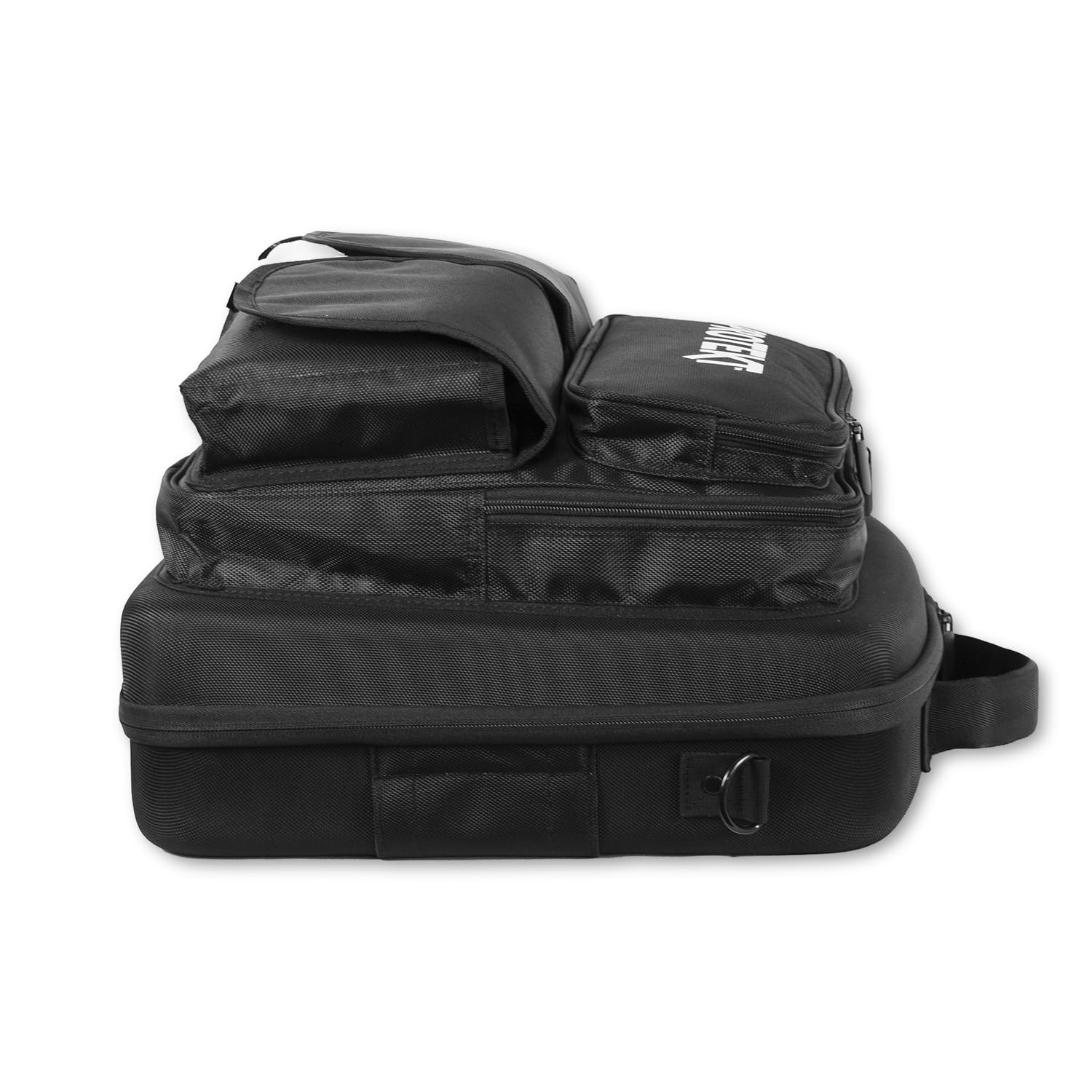 Protekt XDJ-1000 EVA Bag di BXDJ1P DJ Zaino per Mixer Pioneer - con 4 tasche frontali per laptop, cuffie, cavi e accessori essenziali, Nero , 525 x 510 x 165 mm, Borsa per mixer DJ