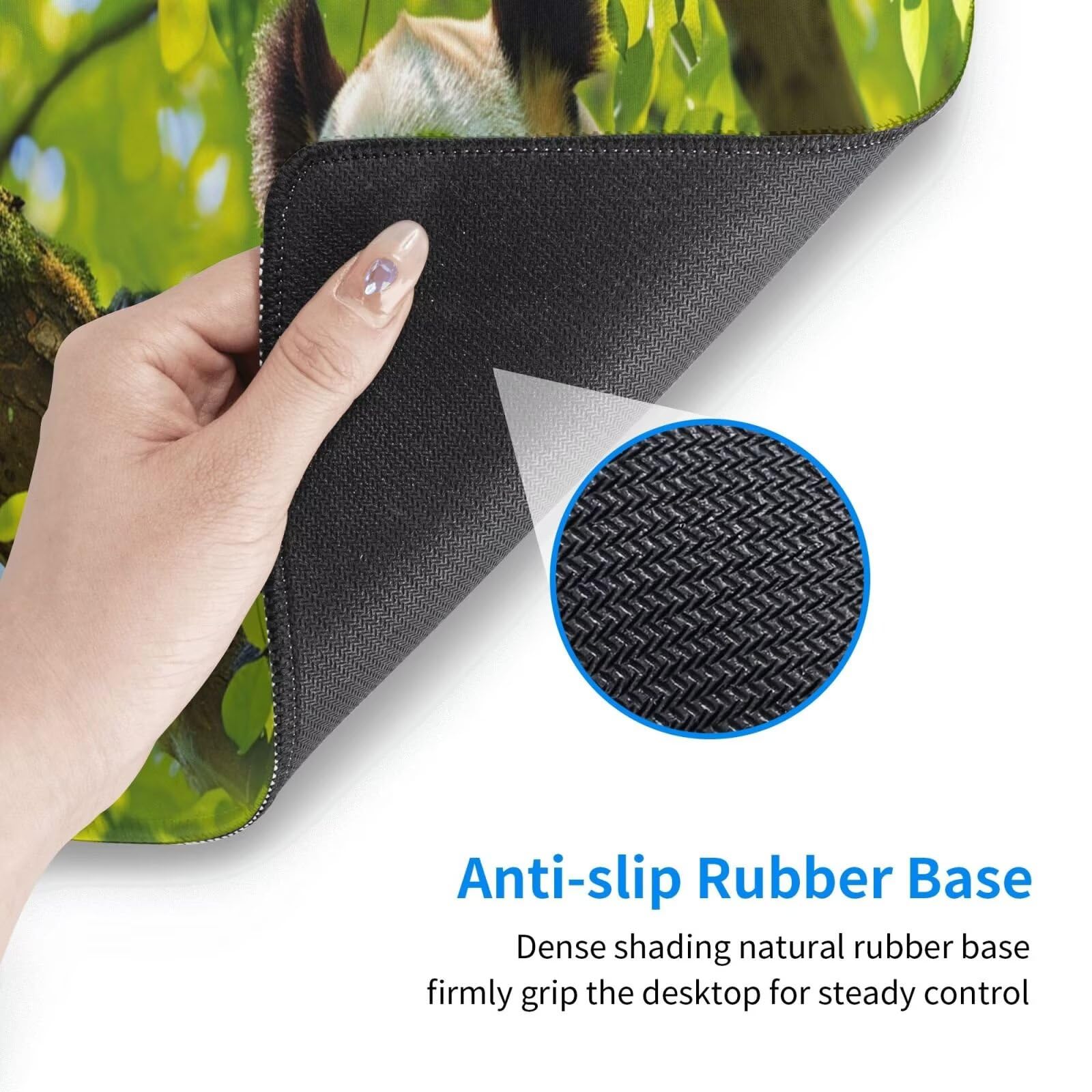 Alfombrilla Ratón XXL 1200x600mm,Alfombrilla de Escritorio Multifuncional,Protector de Mesa Mouse Pad Impermeable,Gaming mousepad Antideslizante para Hogar,Oficina Regalo - animal,Panda gigante ZJ-475