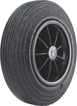 8" Snap-Lock Whisper Trash Can Replacement Wheel, with Spacers, 3/4" Bore