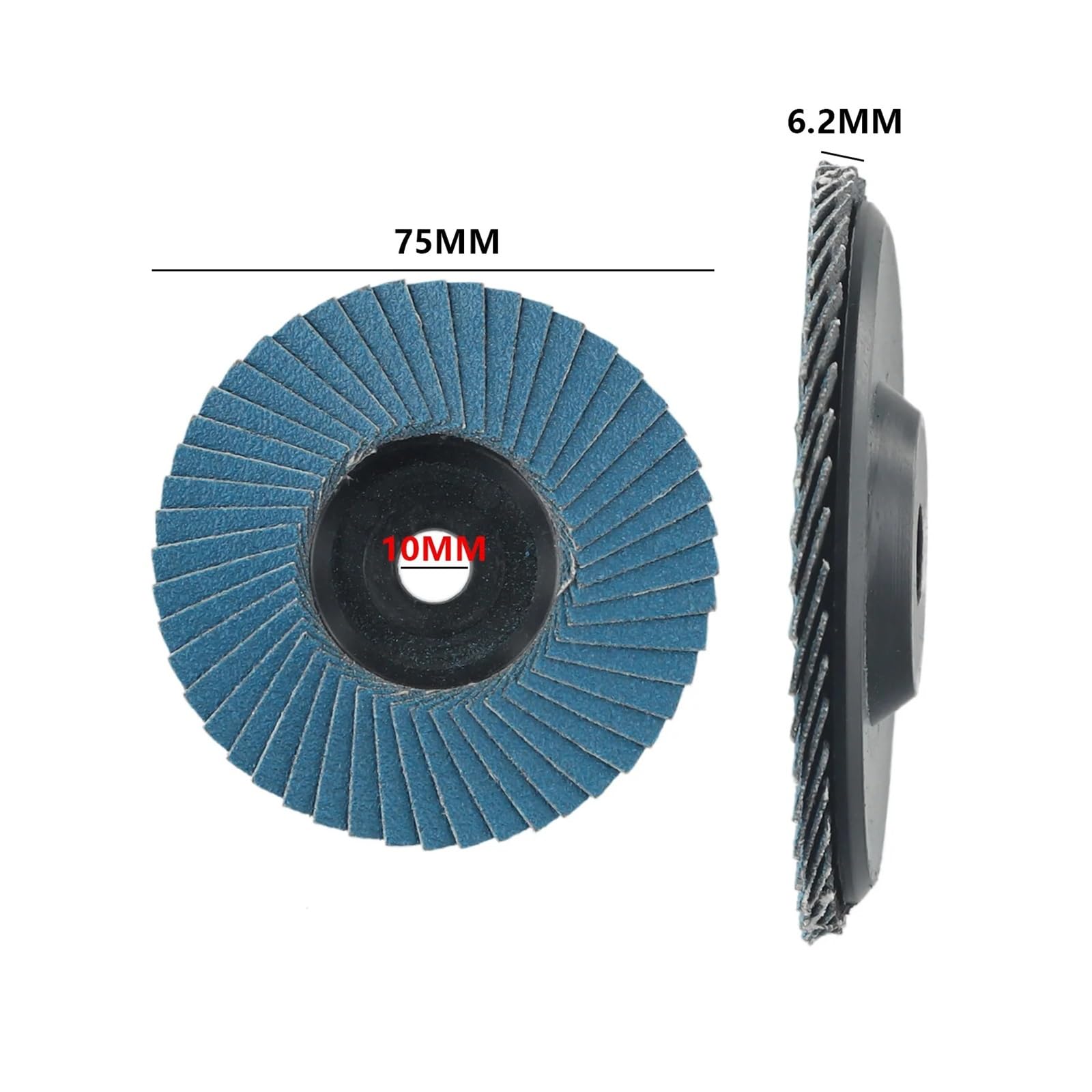 3 szt. 7-calowe płaskie tarcze listkowe 75 mm tarcza szlifierska otwór Mi/ni szlifierka kątowa tarcza szlifierska wielofunkcyjne akcesoria do elektronarzędzi (40)