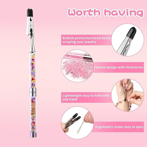 Miniatura 6 de Herramientas auxiliares de pulsera Ayudante de joyería de diamante Ayudante de cierre de joyería Ayudante de pulsera de mano Ayudantes de joyería