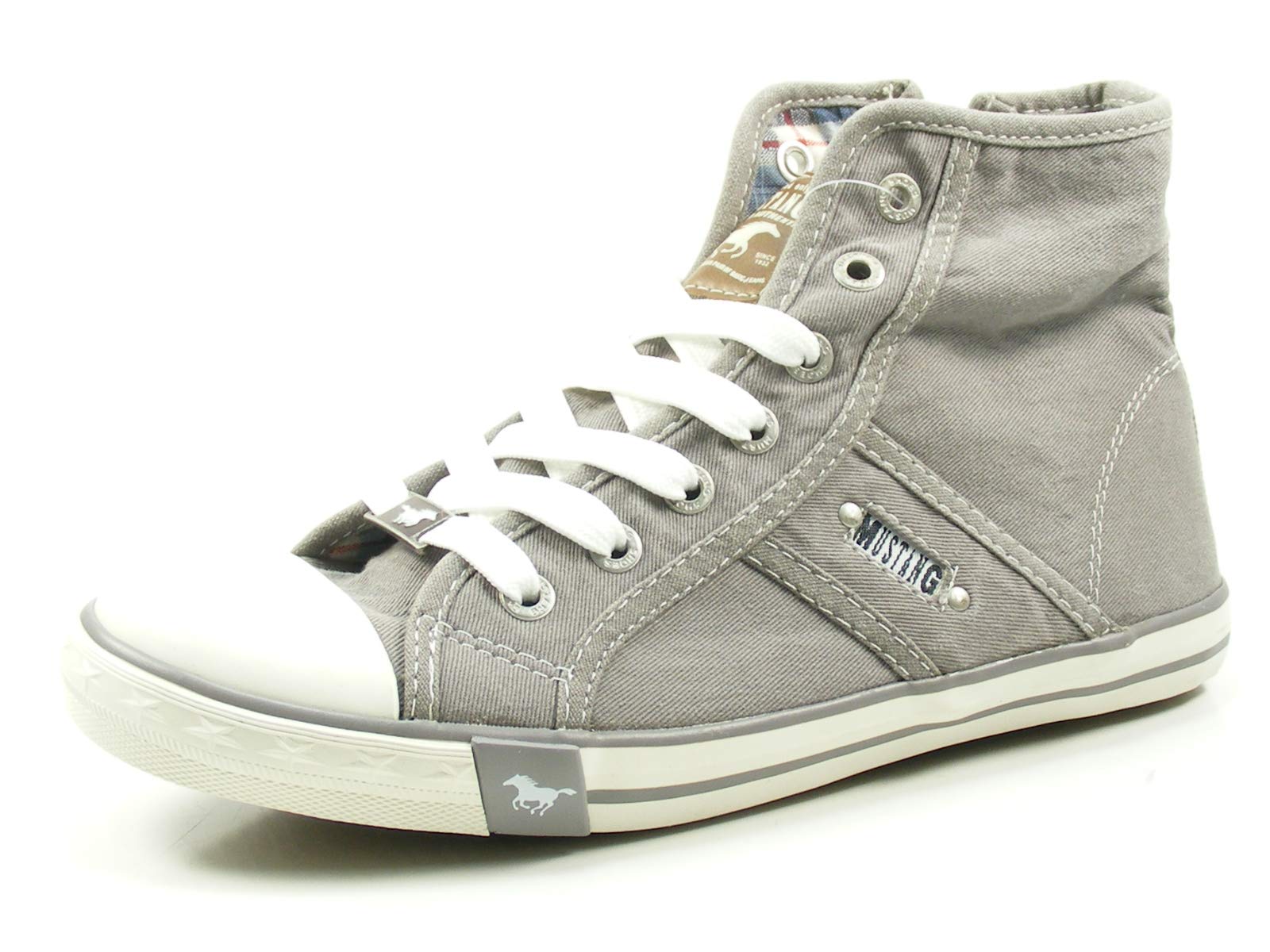 Mustang 5024-302-800, Boys’ Low-Top Sneakers, Blue (Dunkelblau 800), UK (33 EU)