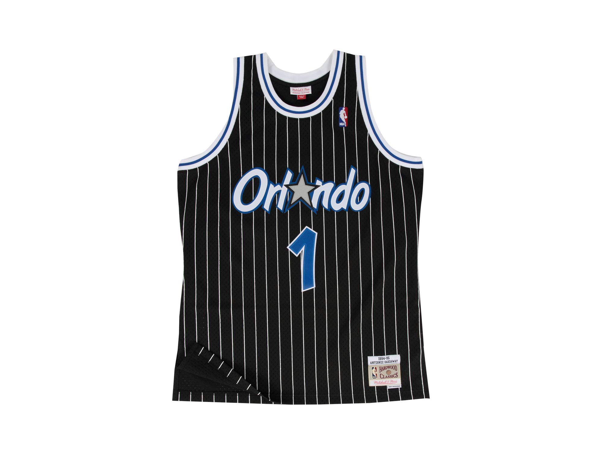 Mitchell & Ness Replica Swingman NBA Jersey HWC 1 Anfernee Hardaway Orlando Magic Basketball Trikot