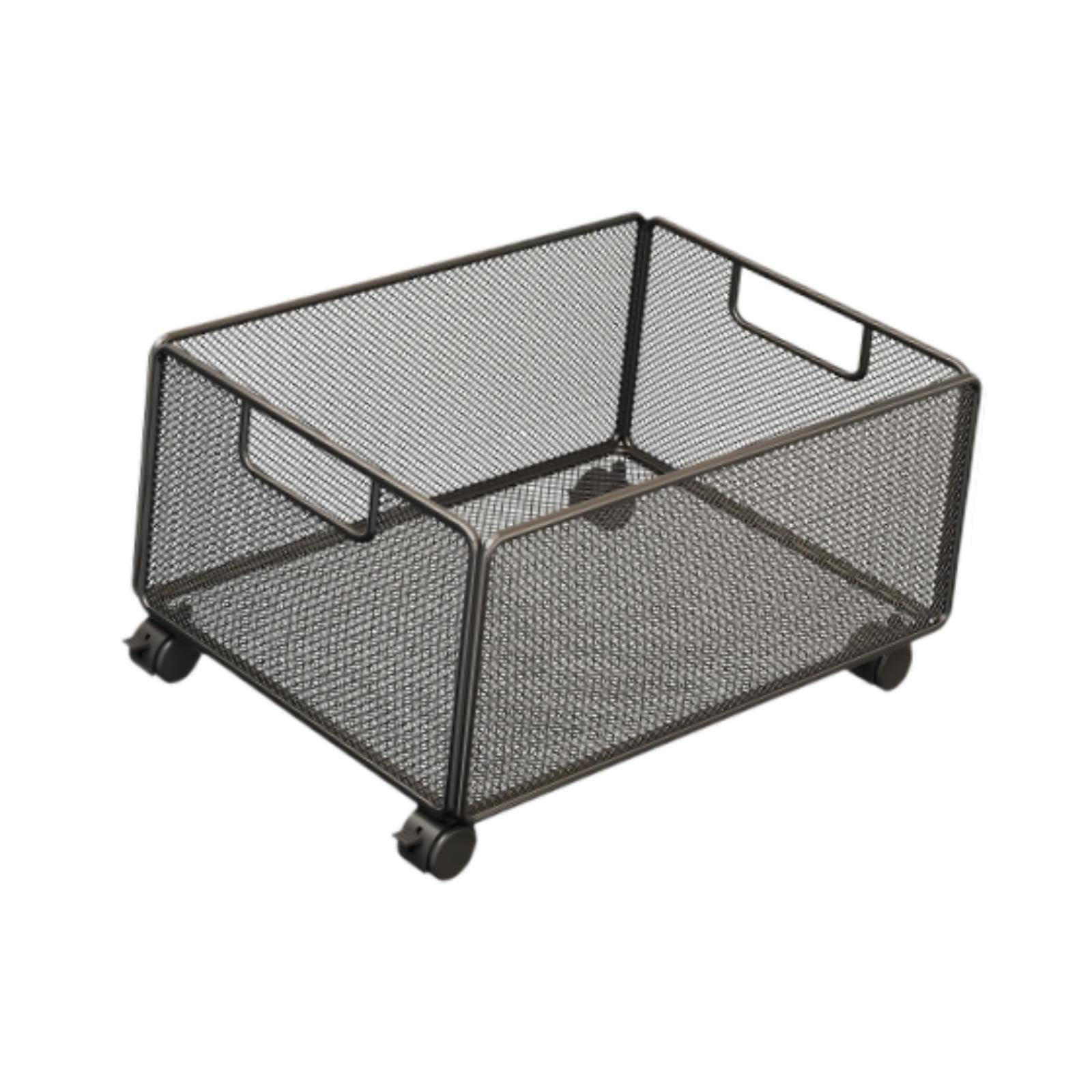 Sharplace Carro de Archivos con Ruedas, Carro de Almacenamiento Versátil para Carpetas de Archivos, Estante de Almacenamiento Móvil para Cocina, Habitación Infa, L