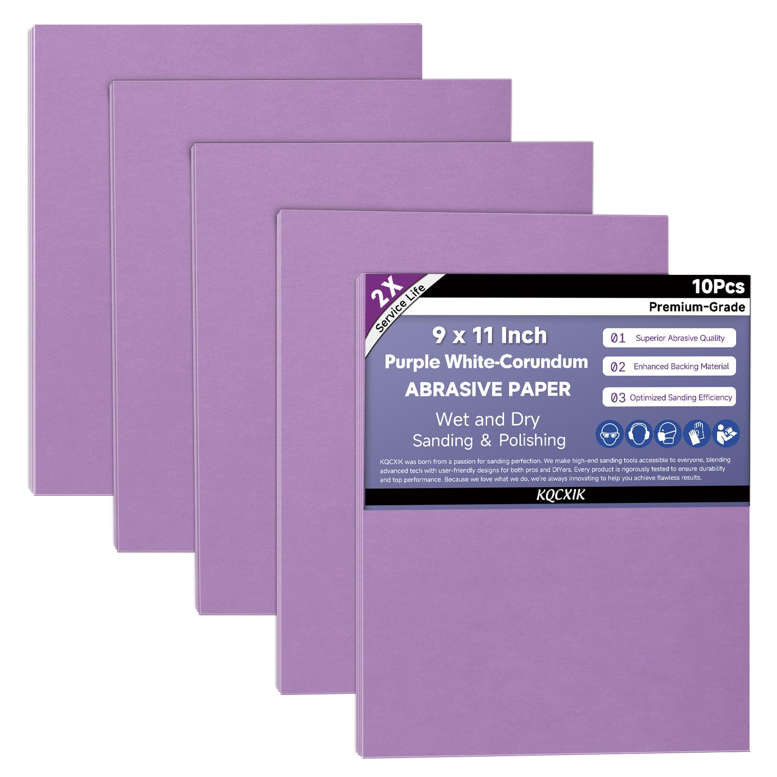 Premium Sandpaper Assortment - 80 to 2000 Grit -32
