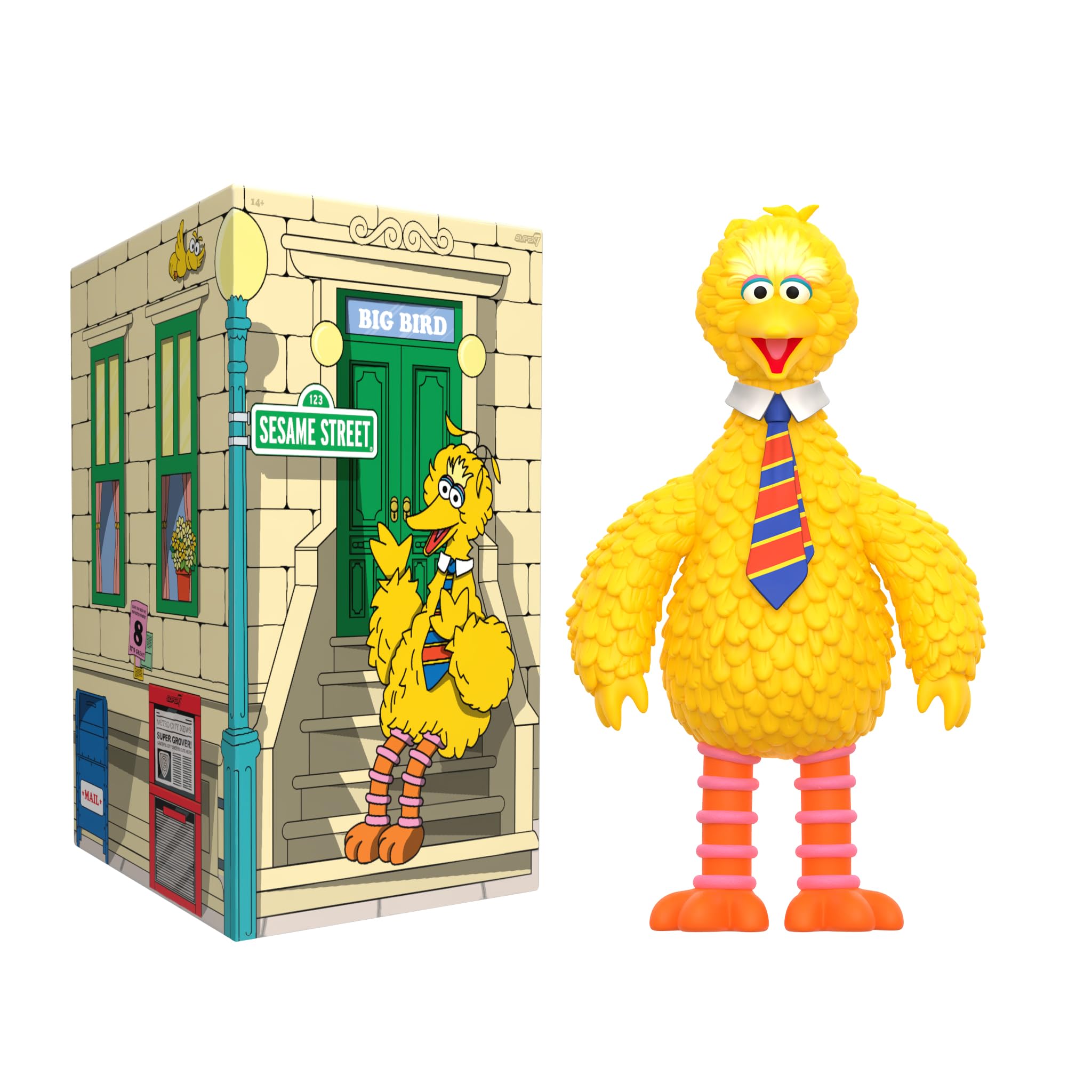 Amazon.com: Super7 Sesame Street Supersize Vinyl - Big Bird