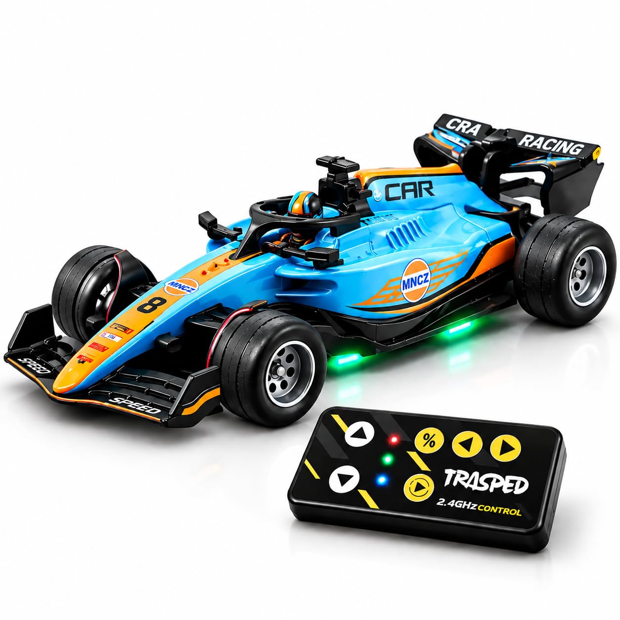 F1 RC Car with LED Lights - 2.4GHz Remote Control -24 F1 RC Car with LED Lights - 2.4GHz Remote Control -24