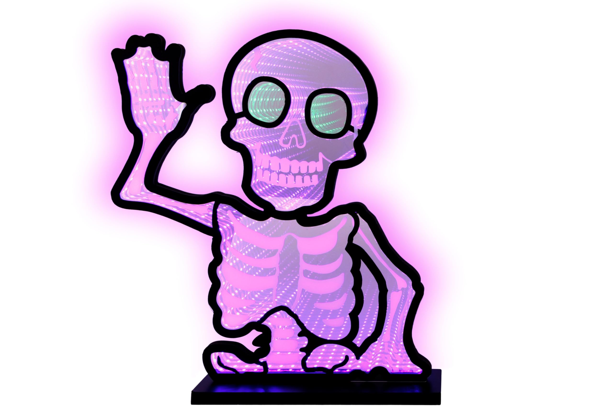 Lumière LED Skeleton USB bleu vert en acrylique Cosy @ Home 34,5cm