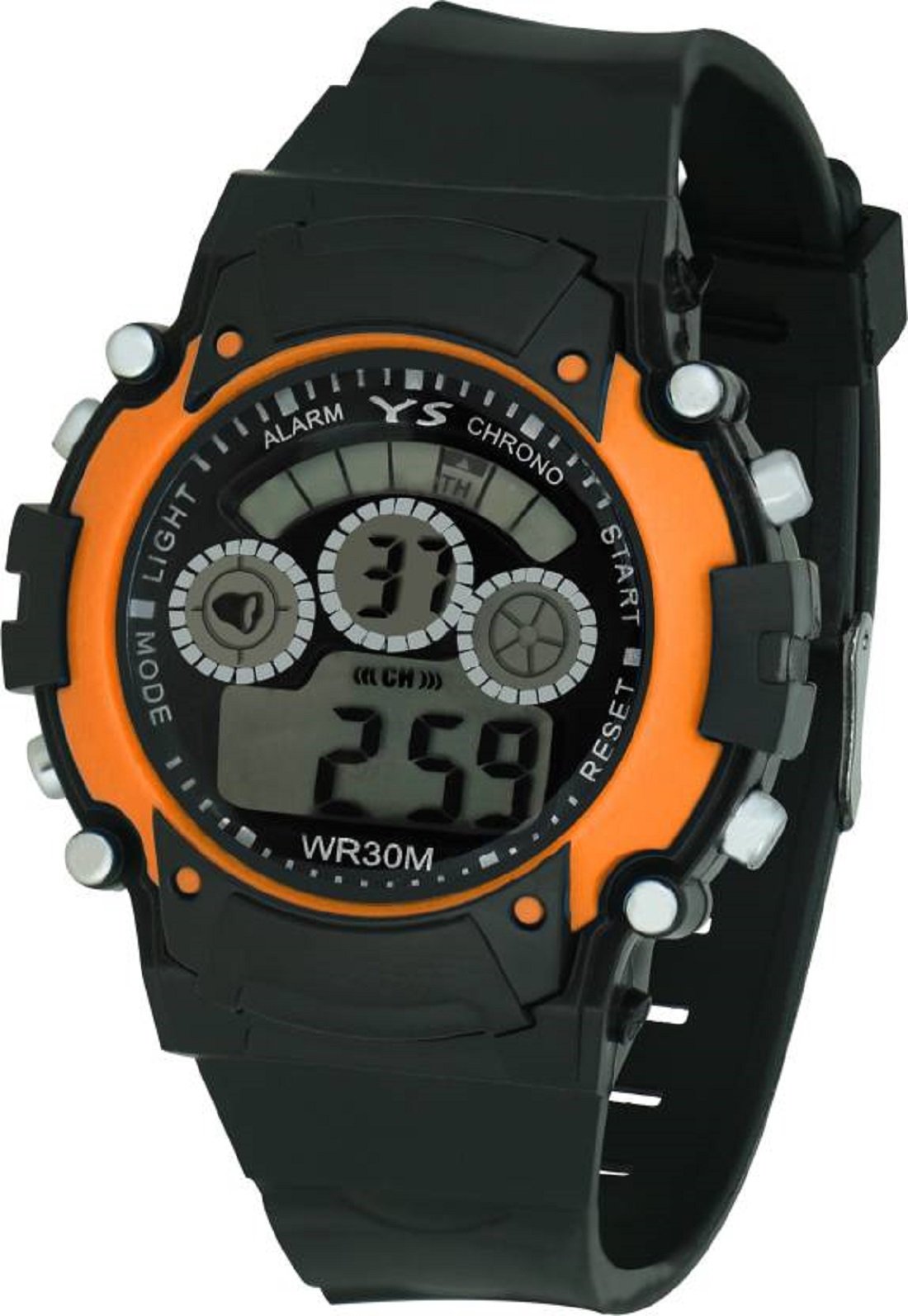 REKON Black Orange LED Digital Watch for Kids (B07B4H84PQ) Amazon Price History, Amazon Price Tracker