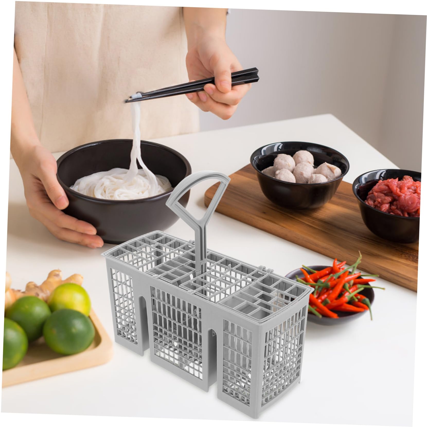 Cesta de Organizador para Cubiertos, Lavavajillas