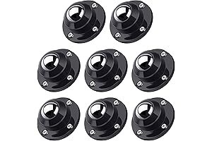 PlusRoc 8 Pack Adhesive Caster Wheels