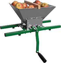Güde OM 7 Fruit Mill (7 Litre Capacity, Rustproof Filling Funnel 300 x 340 mm, Aluminium Cutting Unit & Squeeze Roller, for Attaching to Juice & Berry Press, Large Crank)