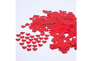 Red Heart Confetti: Love in Every Sprinkle