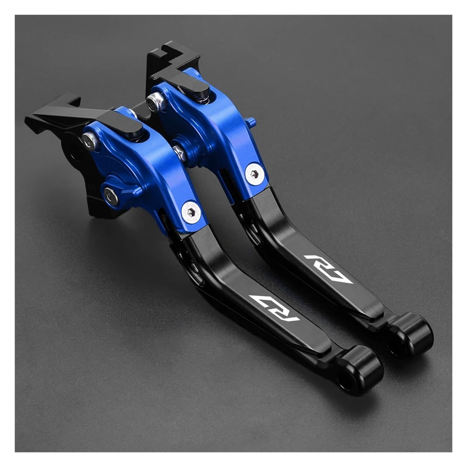 WKDYRIWO for Yam&aha YZFR7 YZF R7 YZF-R7 Yzfr7 2023 2022 Motorcycle Accessories Extendable Adjustable Brake Clutch Levers Handlebar Grips Motorcycle Brake Clutch Levers