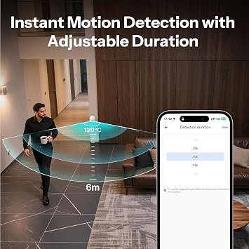 SONOFF SenseGuard SNZB-03PR2 Zigbee Motion Sensor with Light Sensor for Light Control, Alarm System, Automation, Illuminance History, Compaitble with Home Assistant, Alexa, SmartThings