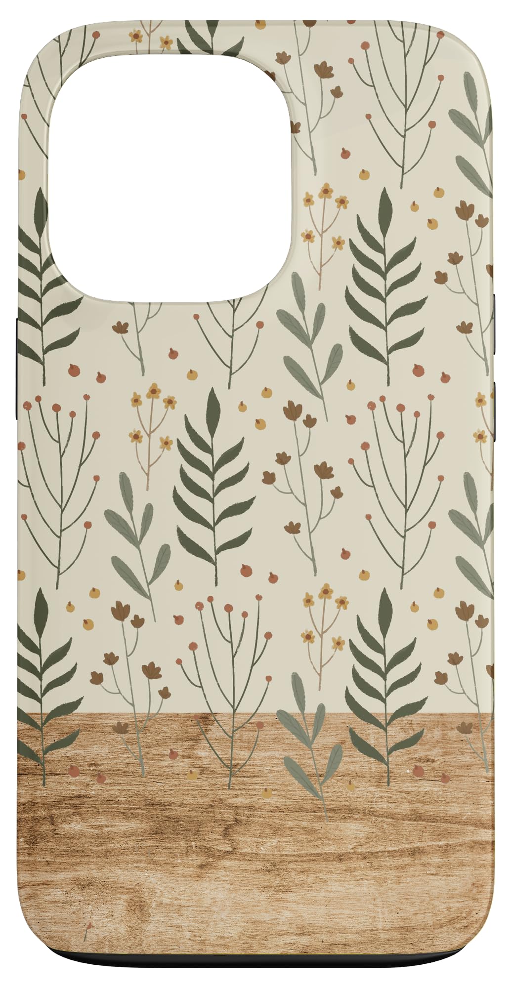iPhone 13 Pro Boho Botanical Floral Pattern Flower Power Wildflowers Gift Case