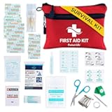 Protect Life Survival First Aid Kit for Home&sol;Business&comma; Camping Survival Kits &vert; Mini Travel First Aid Kit &vert; Camping Equipment &vert; Small Kits for Car &vert; Outdoor Emergency Survivals Pack - 100pcs