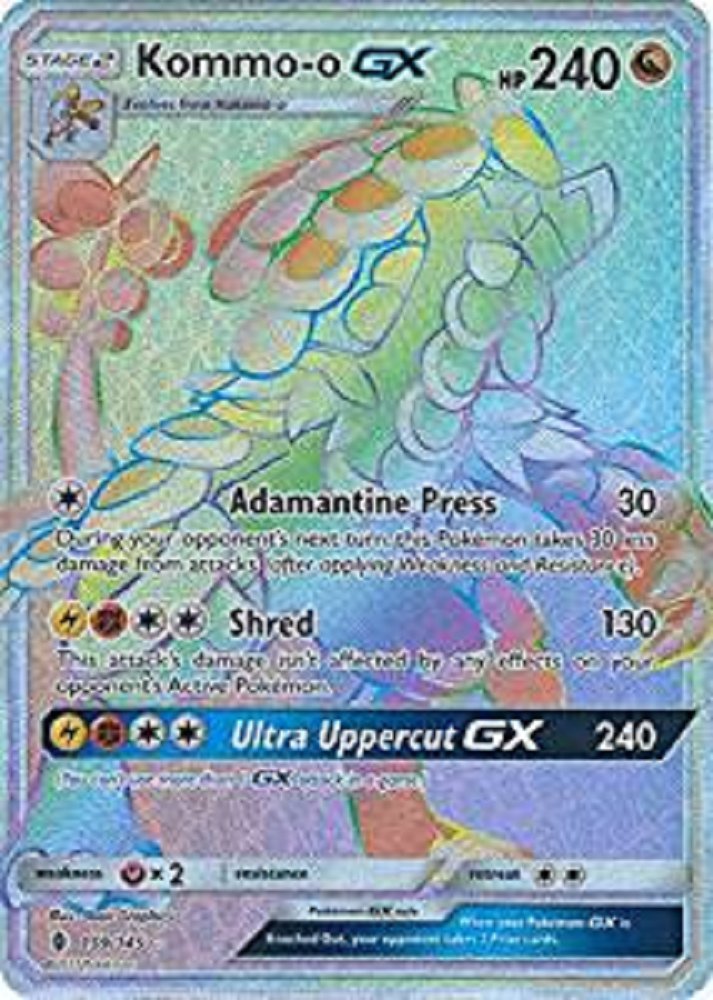 Pokemon - Kommo-o-GX - 159/145 - Secret Rare