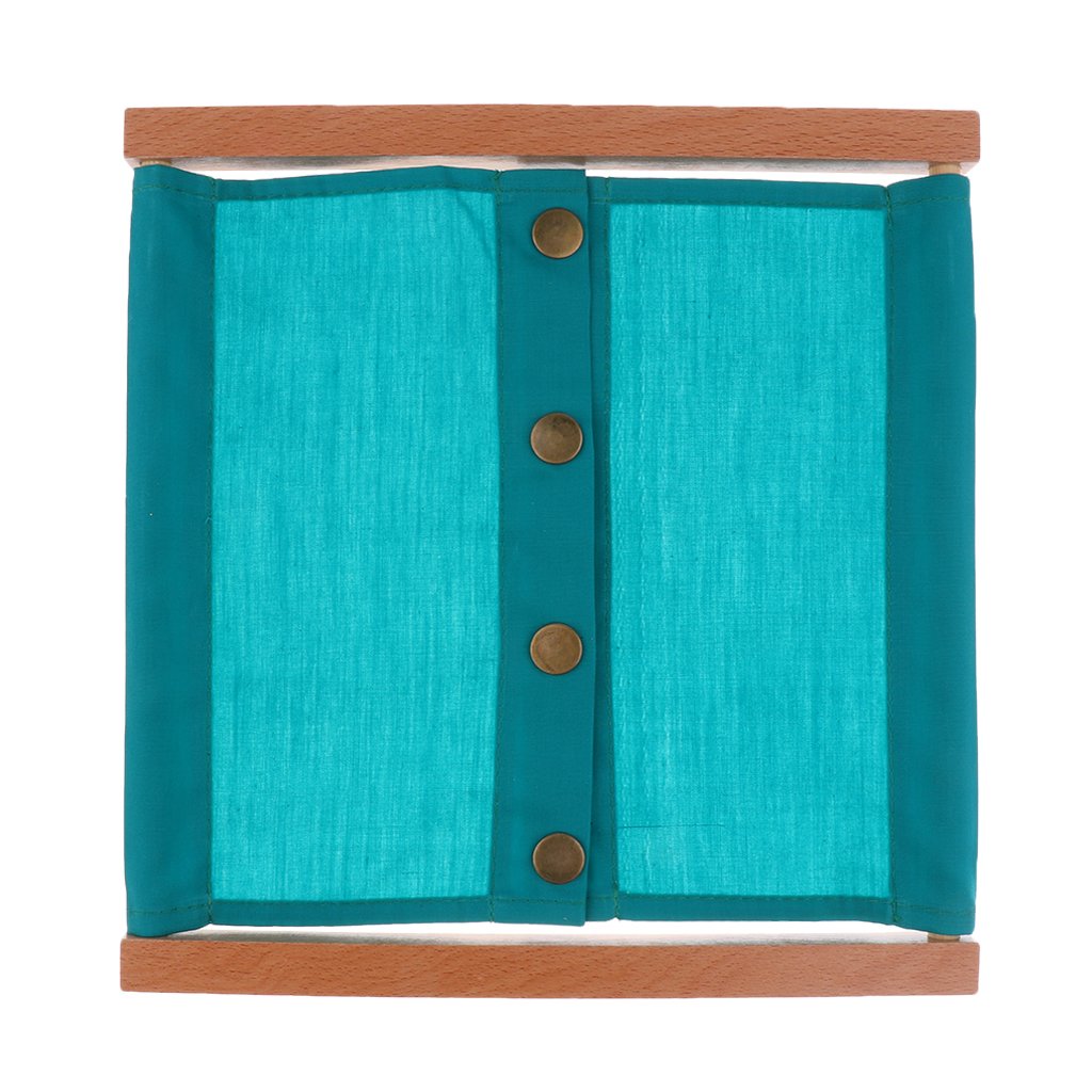Buy Segolike Montessori Materials Wooden Frame Clothing Box Button Kids