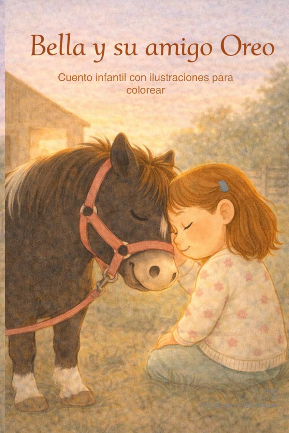 Bella y su amigo Oreo: Un cuento infantil para leer y colorear