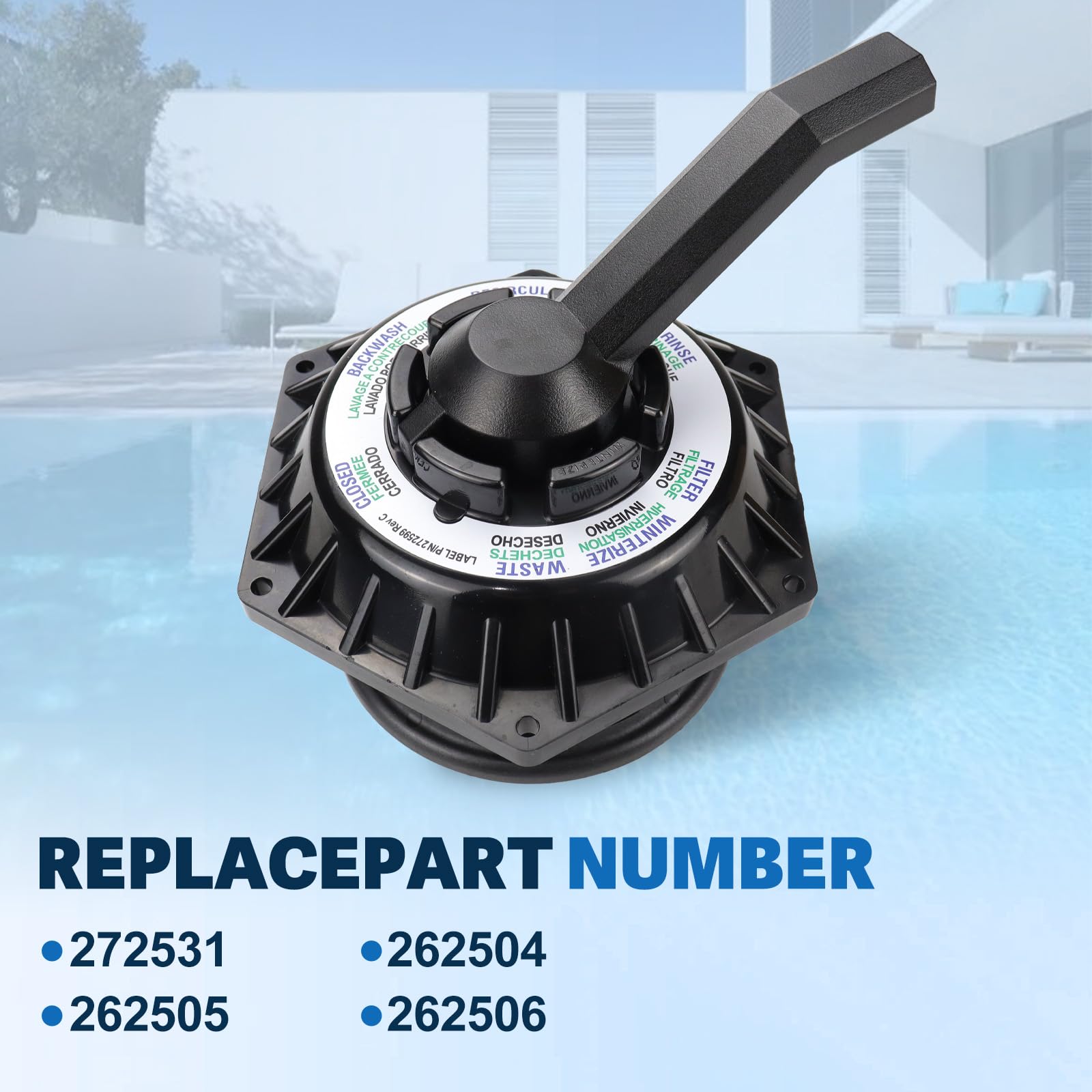 Amazon.com: 272531 Hi-Flow 6-Way Multiport Top Valve Compatible