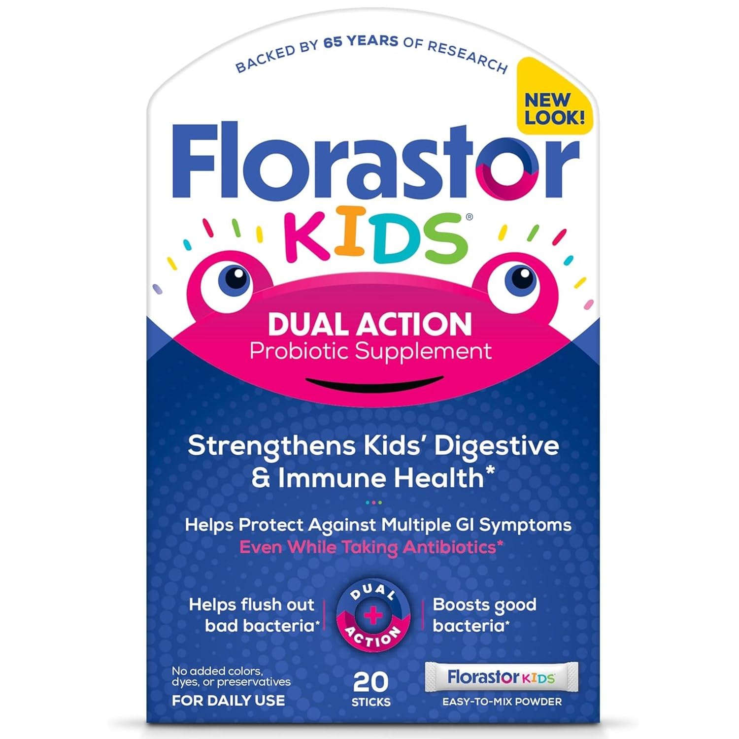 Biocodex Florastor Kids Probiotic Sachets, 20 Count