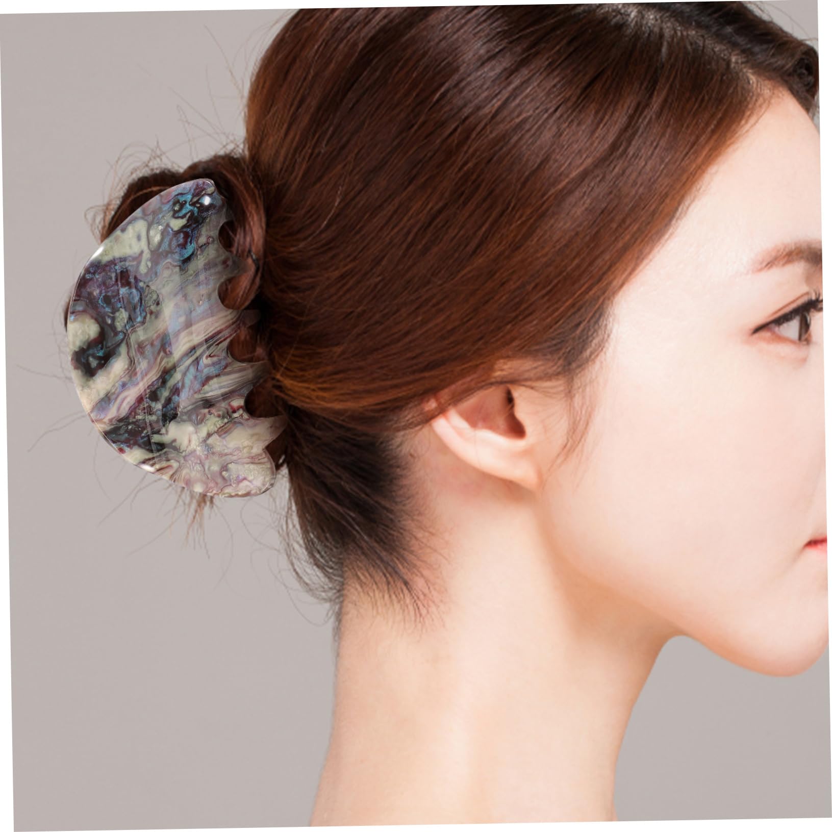 FRCOLOR 4 Pezzi Eleganti Fermagli Per Per Coda Di Cavallo Fermagli Per Grandi Da Donna Strumento Per Lo Styling Alla Moda