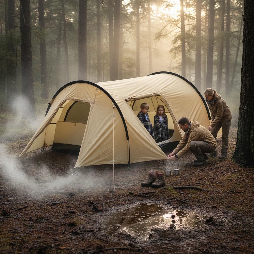 Camping Tunnel Doppio Strato