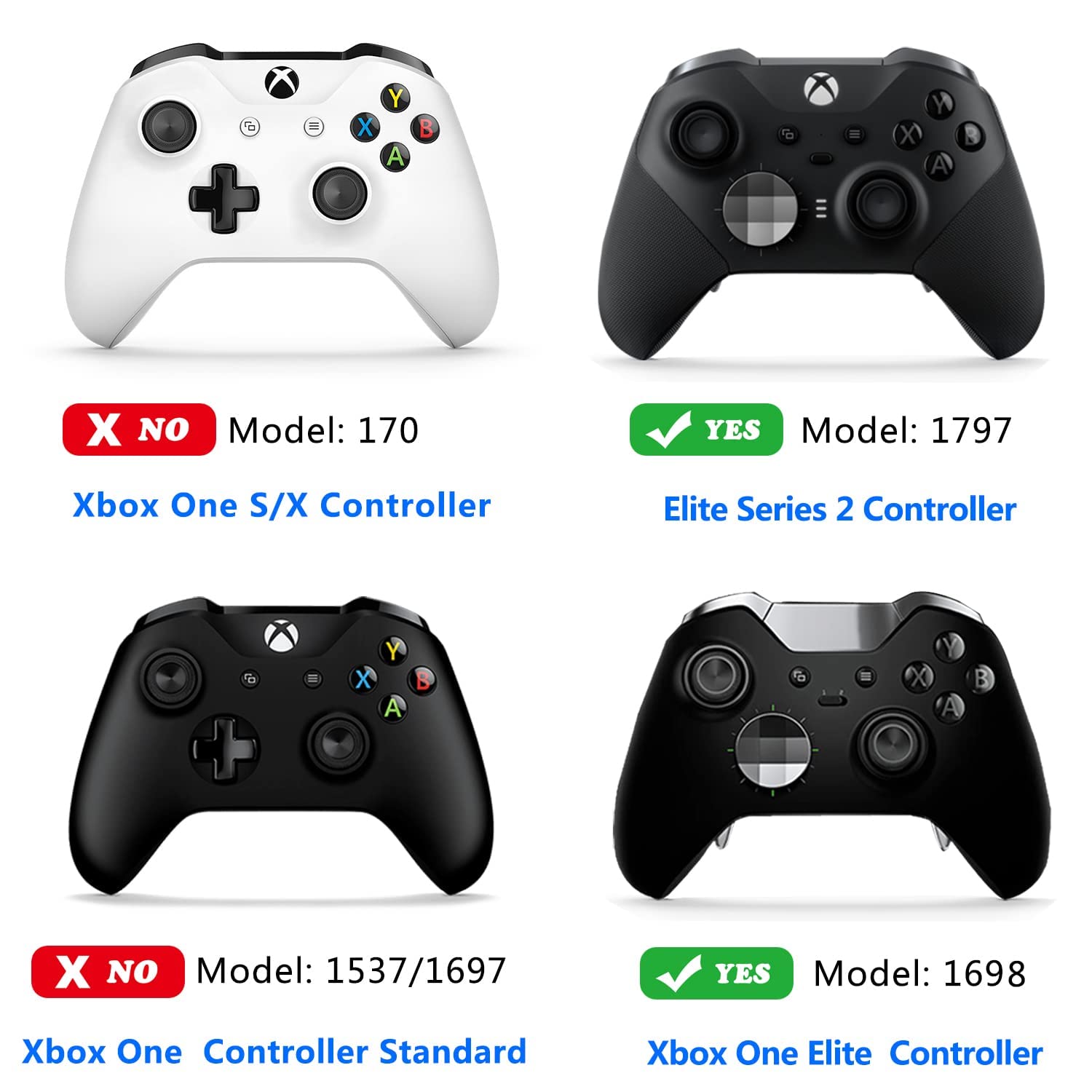 4 pcs Trigger Paddles and 2 Interchangeable D-Pads Metal Stainless Steel Replacement Parts for Elite Series 2 and Xbox one Elite Controllers (Purple - Plating)